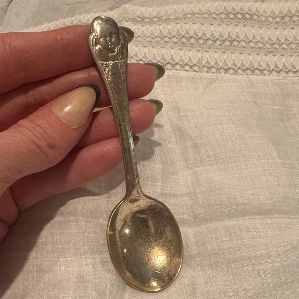 Vintage Silverplate Gerber Baby Spoon 4 1/2